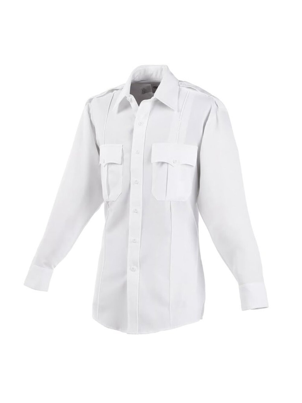 NWT Elbeco TexTrop2 Long Sleeve Zippered Shirt Mens 18.5-32/33 White Z310N